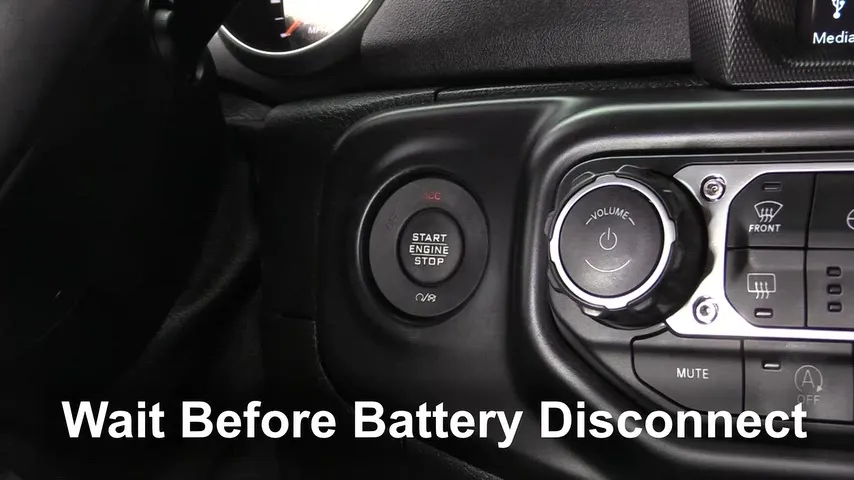2018 Jeep Wrangler Unlimited Sport 3.6L V6 Battery Replace